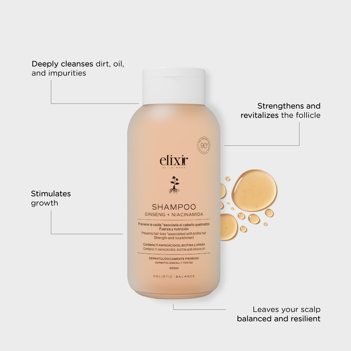 Ginseng + Niacinamide Shampoo